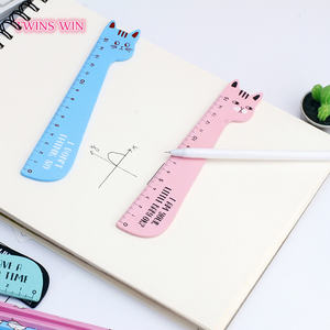 Regla de <span class=keywords><strong>costura</strong></span> <span class=keywords><strong>para</strong></span> dibujo de gato, regla recta de <span class=keywords><strong>madera</strong></span> <span class=keywords><strong>para</strong></span> estudiantes, papelería, bonita, <span class=keywords><strong>para</strong></span> cara de gato, 305 - Product Image 3