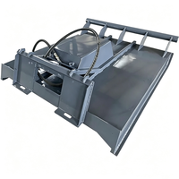 Nouvelle attache débroussailleuse ZM robuste pour chargeuse compacte, idéale pour le débroussaillage des pâturages en terrain accidenté – Garantie six mois