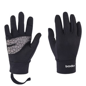 Gants de course pour enfants, noirs, respirants, tricotés, pour sports de plein air, pour garçons de 4 à 12 ans, gants de cyclisme - Product Image 2