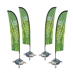Banderas Publicitarias de Plumas de Poliéster Portátiles, Resistentes a las Arrugas, Impresas Digitalmente por Ambos Lados, Personalizadas de Fábrica - Product Image 5