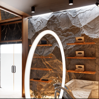 Vitrine à tabac en bois CIRI avec éclairage LED personnalisé, robuste, étanche, écologique, mobilier pour boutique de cigares, garantie 3 ans