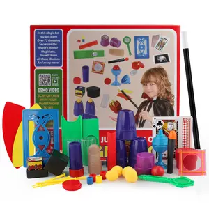 Kit de tours de magie pour enfants, nouveauté amusante, junior, blague magique, accessoires de magie pour enfants, ensemble de bricolage, jouets de compétences pédagogiques pour enfants, cadeau pour garçon