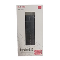 Boîtier externe pour disque SSD M.2 PCI-E NVME en alliage d'aluminium portable, vente en gros d'usine