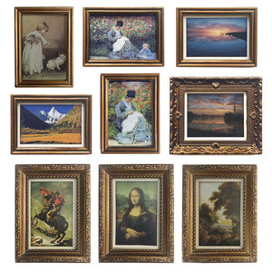 Doll House Mini Furniture Pocket Model Mini Art Mural Oil Painting Frame 1/12 Bjd Miniature Scene Ob11 Mini Photo Frame - Product Image 1