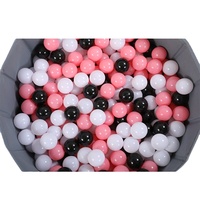 Sans BPA 7cm rond PE enfants jouer balle colorée sur le thème de l'océan balle anti-stress pour piscine balle fosse ballons en plastique Logo personnalisé en gros