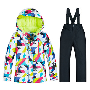 Mutusnow/Mutuoxue, <span class=keywords><strong>ropa</strong></span> de esquí de invierno para niños, impermeable, cálido, con capucha, cierre de cremallera, <span class=keywords><strong>ropa</strong></span> de esquí y nieve para niños y niñas, envío directo - Product Image 6
