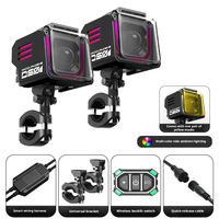 Waterproof Adjustable Motorcycle LED Spotlights Die Cast Aluminum Custom Size for Motorbike Electric Scooter 20pcs OEM