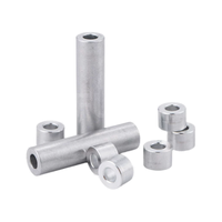Entretoise de colonne isolante épaissie en alliage d'aluminium, rond creux, M2 M3 M5 M6
