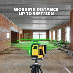 Livella Laser Industriale a 16 Linee 360° Autolivellante con Treppiede Strumento di Livellamento 4D Luce Verde Batteria Li-Ion DC 18V Precisione 1mm - Product Image 5