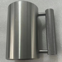 Nouvel équipement de gym : Mug haltère lourd 6KG 8KG 10KG en acier inoxydable 304, Mug kettlebell