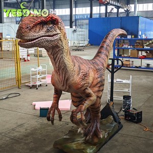 Modèle réaliste Velociraptor Silicone réaliste Animatronic Raptor intérieur extérieur utilisation parc d'attractions aire de jeux musée des dinosaures - Product Image 4