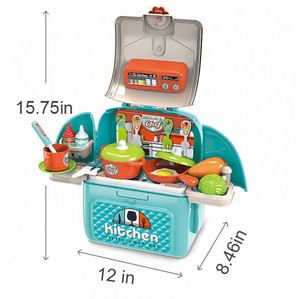 Juego de Juguetes de Cocina para Niños, Modelo 2022, Simulación de Cocina, Muebles de Plástico con Agua, Juguetes de Cocina DIY - Product Image 5