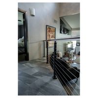 PRIMA Garde-corps de balcon en acier inoxydable poli miroir, étanche et anticorrosion, pour la sécurité des escaliers et terrasses domestiques