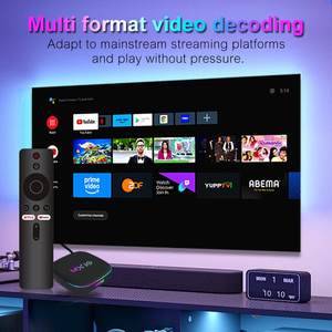 Reproductor Multimedia de Transmisión Gratuita de por Vida, Transmisión <span class=keywords><strong>IPTV</strong></span> STB, Decodificador Inteligente OTT, Internet, <span class=keywords><strong>Premium</strong></span>, Google Android 13, TV Box - Product Image 5