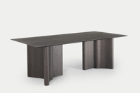 Ensemble de table à manger rectangulaire de style Wabi-Sabi Post-Modern Hotel Club Villa 4 chaises pliantes en bois pour salle de réunion ou l'heure du thé
