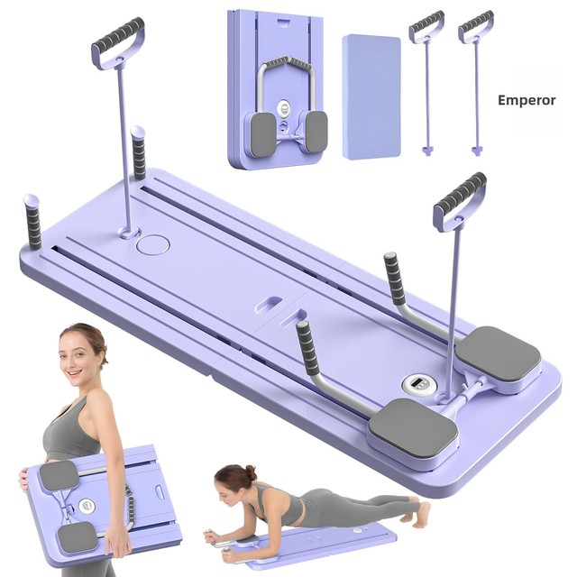 Manufacturers Multi-functional PP ab Board Foldable Fitness Board with Roller for Men and Women Abdominal Home Gym Equipment