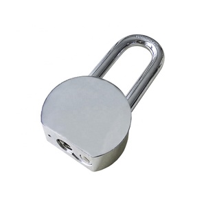<span class=keywords><strong>Cadenas</strong></span> en acier <span class=keywords><strong>rond</strong></span> avec logo personnalisé, anse longue, de qualité supérieure, couleur argent, fabriqué en Chine - Product Image 6