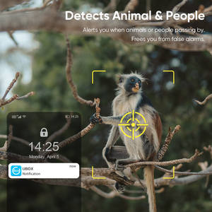 Caméra <span class=keywords><strong>de</strong></span> <span class=keywords><strong>chasse</strong></span> LS VISION solaire 4G avec support carte SIM, camouflage, étanche, détecte les animaux - Product Image 3
