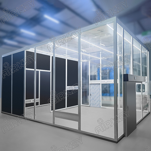 Installation rapide ISO5 ISO7 ISO8 Système CVC Conteneur de salle blanche Laboratoire GMP Médical Pharmaceutique Salle blanche modulaire portable - Product Image 4