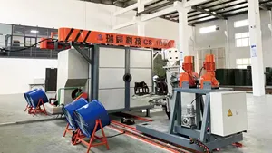 Mesin Cetak Putar Otomatis Penuh Mesin Rotomolding Tangki Penyimpanan Besar