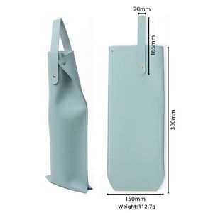 Bolsa de Transporte para Vino de Cuero PU, Reutilizable, para una Sola Botella, Regalos para Fiestas de Inauguración de Casa - Product Image 4