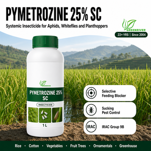GREENRIVER Pymetrozina 25% SC <span class=keywords><strong>Insecticida</strong></span> CAS 123312-89-0 IRAC Grupo 9B Bloqueador de Alimentación - Product Image 1