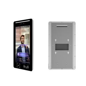 Système de contrôle d'accès et de présence par reconnaissance faciale, écran Android 13,3 pouces, biométrique, personnalisable, prend en charge la reconnaissance de codes IC/NFC/QR - Product Image 1