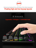 Honcam Teclado y ratón para juegos con cable Combo Rgb Teclado retroiluminado para juegos con teclas multimedia Ratón para jugadores de PC con Windows