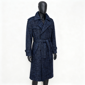 Doger personnalisé grande taille veste en <span class=keywords><strong>tweed</strong></span> ample chemisier court veste en <span class=keywords><strong>tweed</strong></span> manteau marron luxe bombardier manteau veste - Product Image 6
