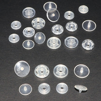 Rivet à pression en plastique transparent de haute qualité pour vêtements