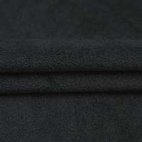 Superweiche schwarze stretch-Polyester-Selbststoff Polartec Fleece-Band für Winterkleidung