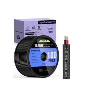 Cable de Altavoz para Empotrar en Pared Hejia, Calibre 16, 500 Pies, 16/2 CCA, 2 Conductores, Rojo y Negro, con Revestimiento Negro - Product Image 6