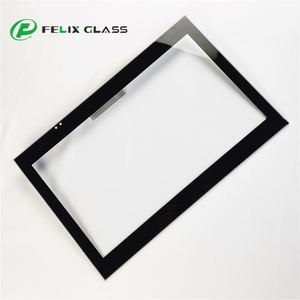 Panneau en verre trempé imprimé à l'écran noir personnalisé OEM pour écran LCD de télévision Protection d'écran Plaques de couverture Utilisation industrielle Hôtel - Product Image 5