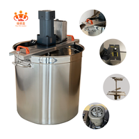 Mélangeur Alimentaire Automatique Multifonctionnel en Acier Inoxydable 20L 250W pour Cuisine et Restaurant, Idéal pour les Assaisonnements et les Piments - Vente Directe Usine