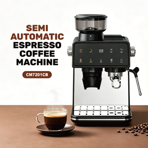 Macchina per Espresso Professionale da 20 Bar per Casa con Macinacaffè, Macchina per <span class=keywords><strong>Cappuccino</strong></span> ed Espresso Personalizzabile - Product Image 1