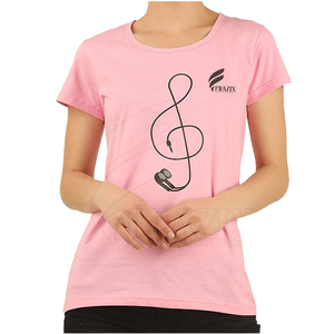 T-shirts pour femmes FYB, 100% coton, manches courtes, été, hip-hop, décontractés, unis, coupe ajustée, séchage rapide, respirants, tendance - Product Image 1