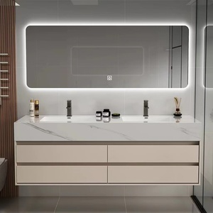 Nouveau meuble <span class=keywords><strong>de</strong></span> vanité <span class=keywords><strong>de</strong></span> salle <span class=keywords><strong>de</strong></span> bains <span class=keywords><strong>de</strong></span> luxe personnalisé meuble <span class=keywords><strong>de</strong></span> vanité à double évier à panneau <span class=keywords><strong>de</strong></span> roche unité <span class=keywords><strong>de</strong></span> salle <span class=keywords><strong>de</strong></span> bains lavabo d'évier - Product Image 3