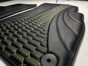Diseño de lujo Car Floor Mat Material de terciopelo largo Tufted Carpet Floor Carpet para la alfombrilla del coche para Lamborghini Aventador - Product Image 3