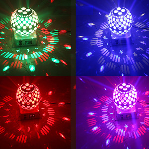 Offre Spéciale Ktv Party boule magique lumière principale mobile boule magique en cristal rotatif coloré lumière Laser - Product Image 4