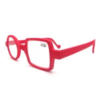 Barato al por mayor de color doble de lujo gafas de lectura de plástico 2021