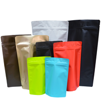 Sac d'emballage en plastique PE de qualité alimentaire avec finition mate, sac en aluminium Mylar sans impression, vente en gros, sac anti-odeur