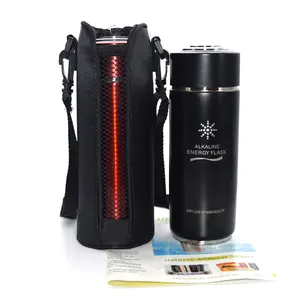 Meilleur prix 400-450 ML bouteille d'eau alcaline Gym cruche tasse extérieur Portable flacon d'eau avec filtre PH