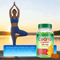 Complément Quotidien Coenzyme Q10 Ubiquinol en Gummies pour Adultes - Soin Naturel Végétalien de la Peau & Soutien Énergétique Immunitaire