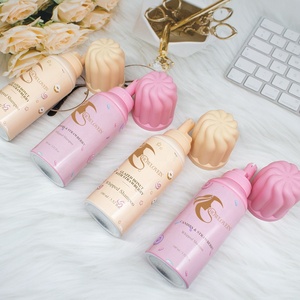 Beige Pink White Vegan Whipped Lash <strong>Shampoo</strong> Bottle 100ml <strong>Rose</strong> Strawberry Whipped Cream Eyelash <strong>Shampoo</strong> - Product Image 4