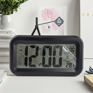 Kỹ Thuật Số Báo Thức Bàn Đồng Hồ Cho Phòng Ngủ Pin Hoạt Động Thông Minh Ánh Sáng Ban Đêm 12/24H Hiển Thị Báo Lại Nhiệt Độ Lịch Chức Năng - Product Image 4