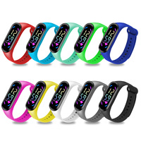 Jam Tangan Anak Grosir, Gelang Silikon, Jam Tangan Digital LED, Jam Tangan Fashion, Jam Tangan Sport Anti Air untuk Anak Laki-laki dan Perempuan