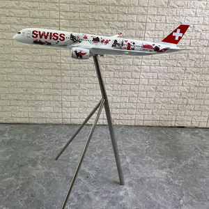 Modelo de Avión <span class=keywords><strong>Airbus</strong></span> <span class=keywords><strong>A350</strong></span>-1000 de Resina a Escala 1:56, 1.2m, para Exhibición en Suelo, Pieza de Exhibición de Avión de Aviación Civil - Product Image 2