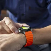 Correa de silicona original para Samsung Galaxy Watch 7/FE/5 Pro, pulsera para Samsung Galaxy Watch 6/4 Classic, correa de 44mm y 40mm.