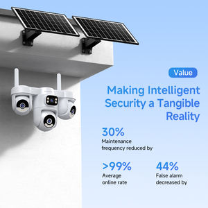 Cámara PTZ Solar 4G Vstarcam AG623FR 12MP Cuatro Lentes 6 Motores 12000mAh Chip HiSilicon Larga Duración para <span class=keywords><strong>Vigilancia</strong></span> Exterior - Product Image 4