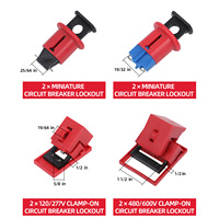 Kit de verrouillage d'urgence OSHA Meilleur verrou de sécurité électrique Loto